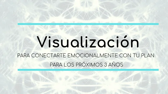 Visualización para conectarte emocionalmente con tu plan para los próximos 3 años